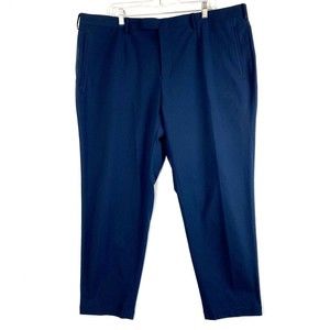 Sene Slacks Dress Pants Men's 40x28 (42x29) Custom Made Flextech Stretch Navy